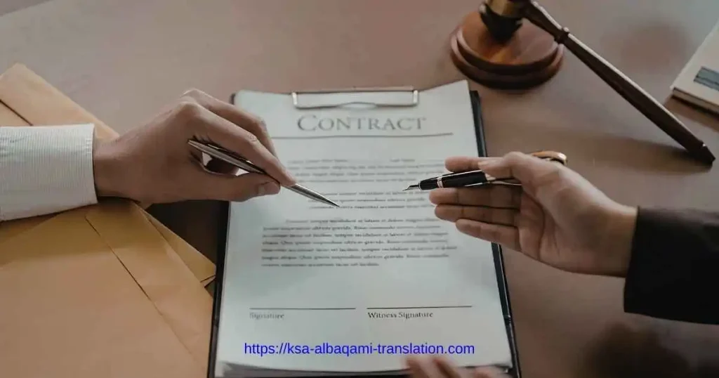 ترجمة عقود قانونية